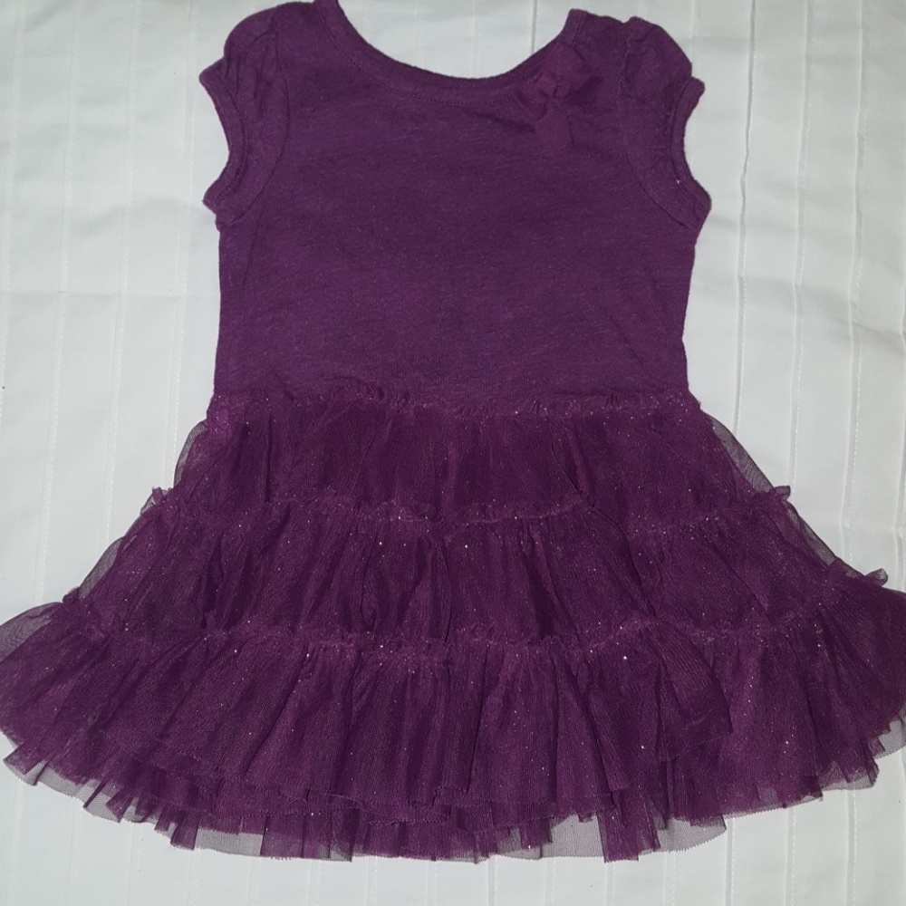 Purple tuel dress